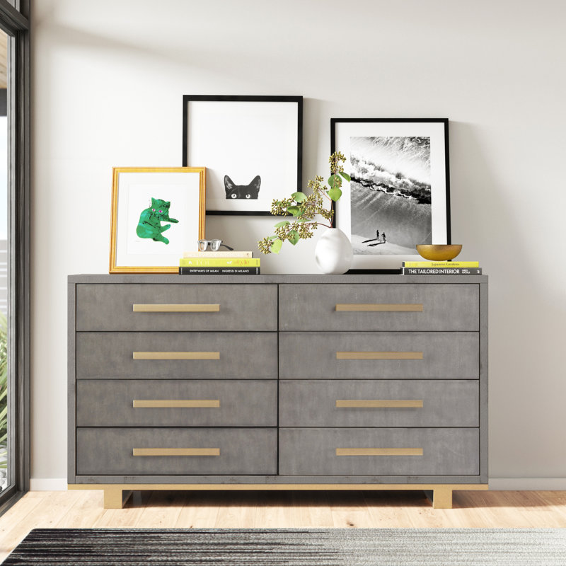 Emelia 8 Drawer Double Dresser & Reviews AllModern